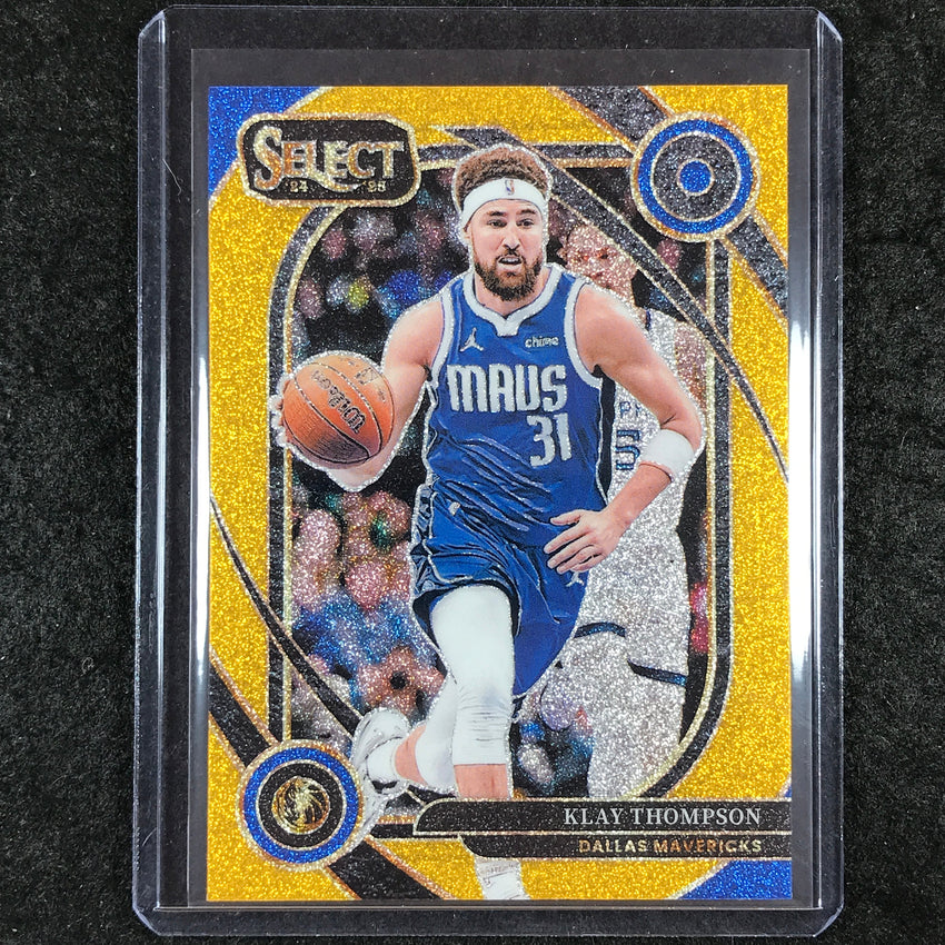 2024-25 Select KLAY THOMPSON Courtside Gold Glitter SSP #207