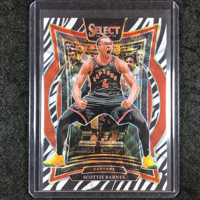 2024-25 Select SCOTTIE BARNES Concourse Zebra SSP #30