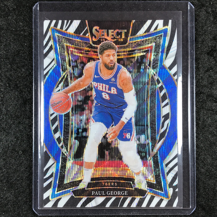 2024-25 Select PAUL GEORGE Concourse Zebra SSP #37