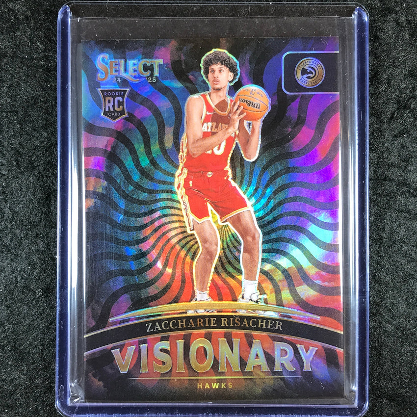 2024-25 Select ZACCHARIE RISACHER Visionary Rookie SSP #17