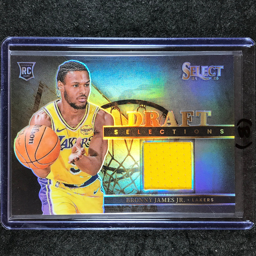 2024-25 Select BRONNY JAMES JR. Draft Selections Rookie Jersey Relic #BJJ (B)