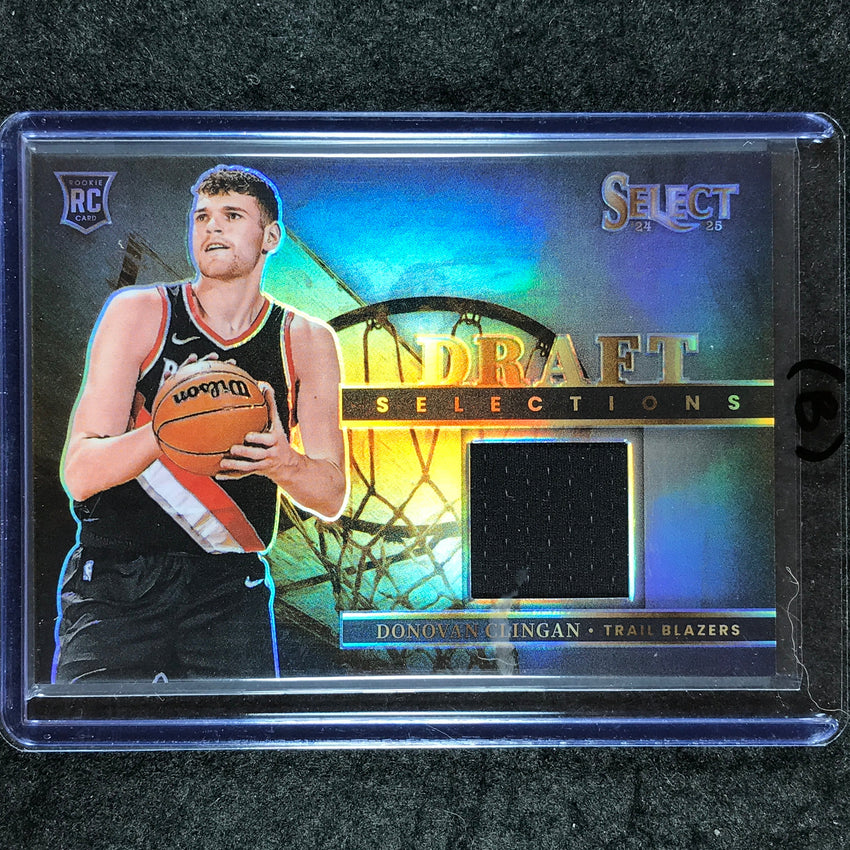 2024-25 Select DONOVAN CLINGAN Draft Selections Rookie Jersey Relic #CLI (B)