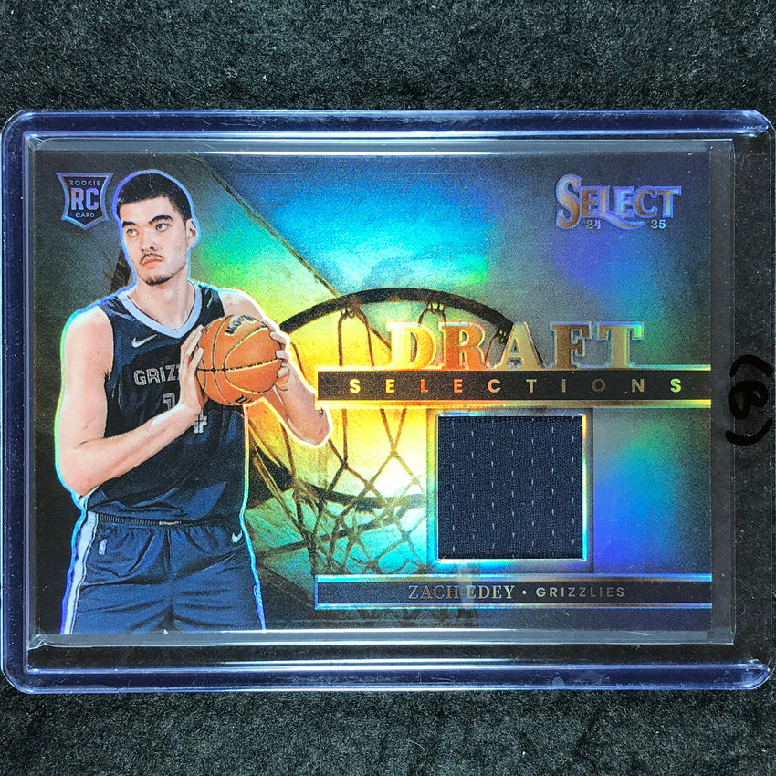 2024-25 Select ZACH EDEY Draft Selections Memorabilia Rookie Jersey #EDE (B)