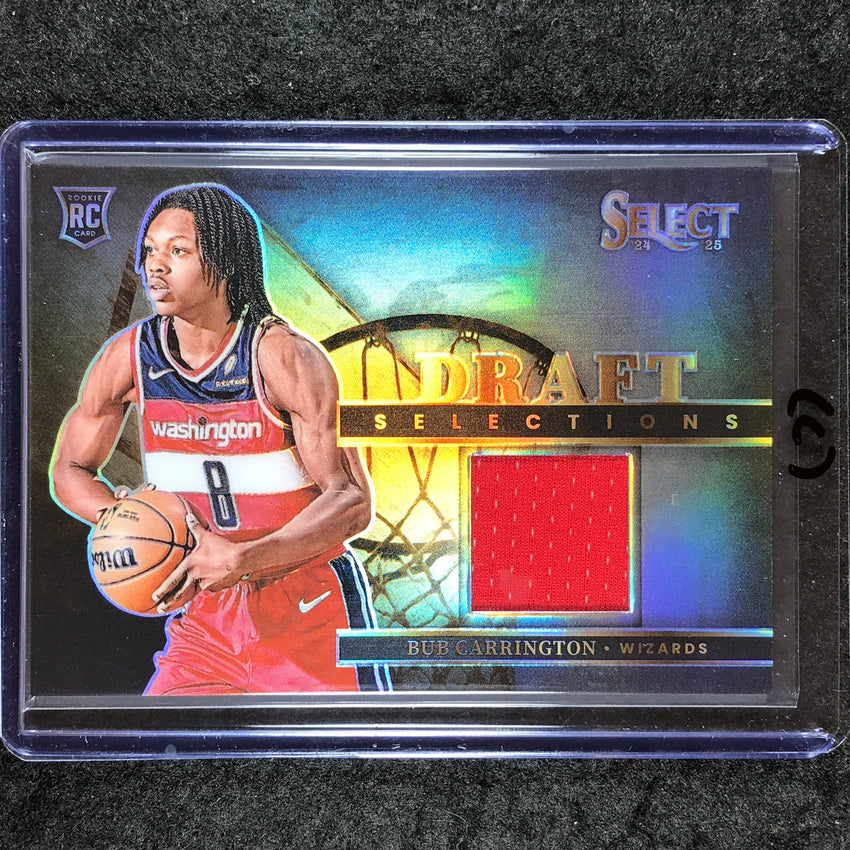 2024-25 Select BUB CARRINGTON Draft Selections Rookie Jersey Relic #BUB (C)