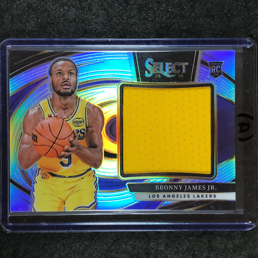 2024-25 Select BRONNY JAMES JR. Jumbo Rookie Swatches Jersey Relic #BJJ (A)