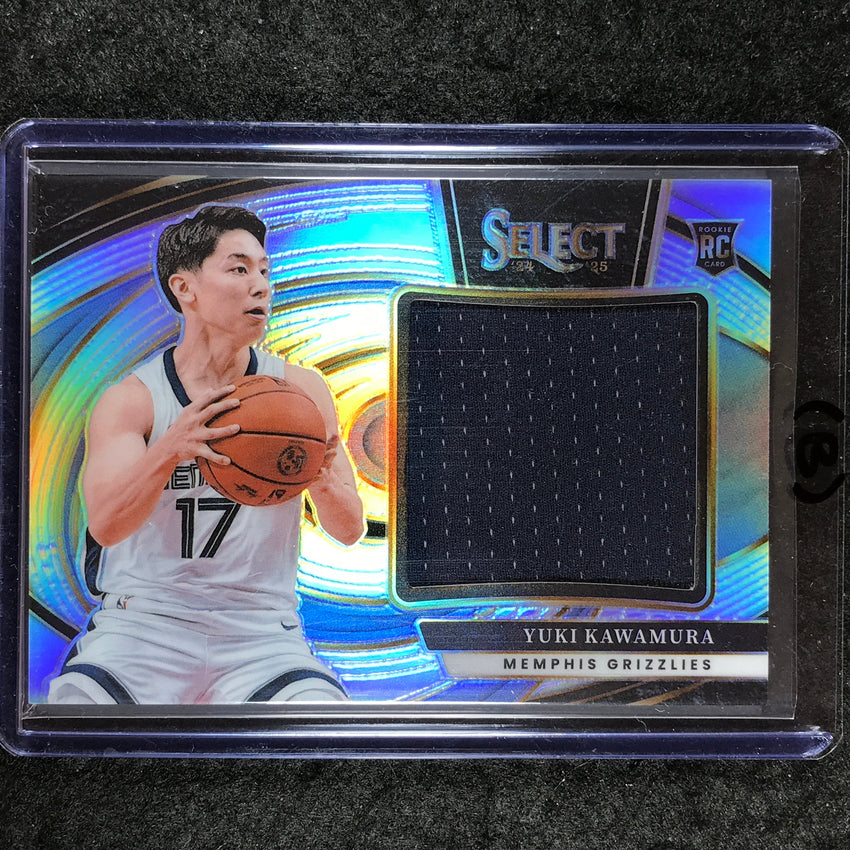2024-25 Select YUKI KAWAMURA Jumbo Rookie Swatches Jersey Relic #YUK (B)
