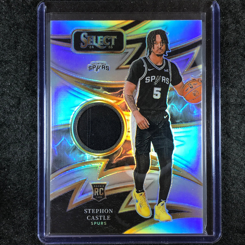 2024-25 Select STEPHON CASTLE Sparks Rookie Jersey Relic #CAS