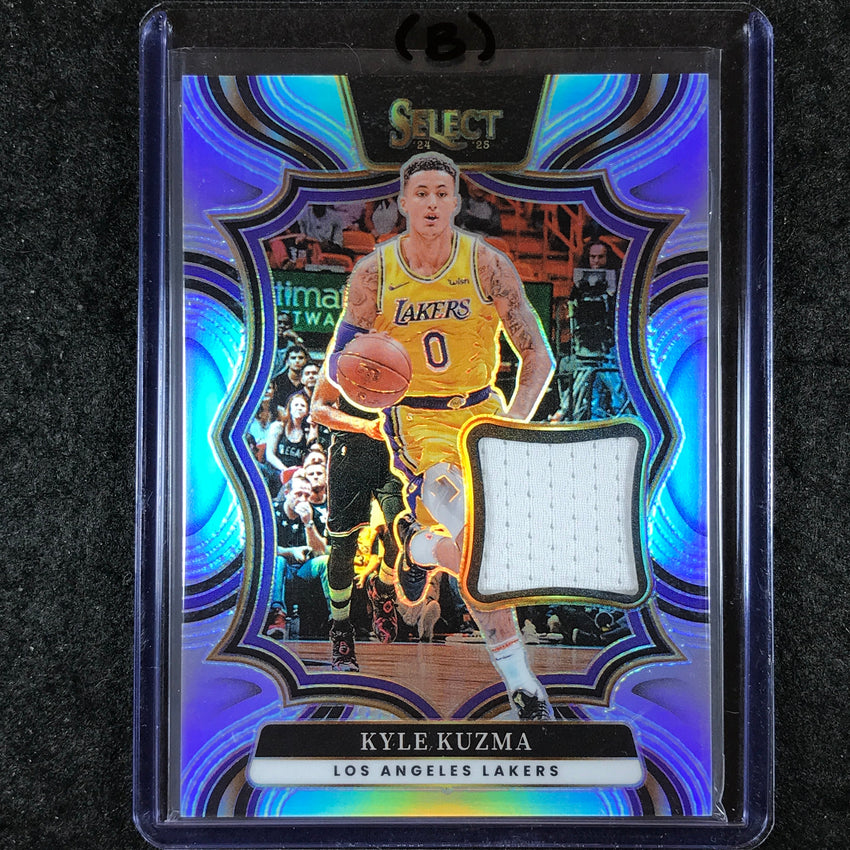 2024-25 Select KYLE KUZMA Throwback Memorabilia Jersy Relic #KUZ (B)