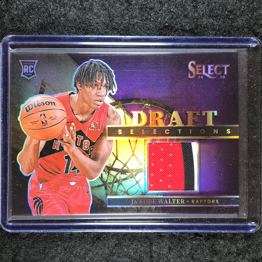 2024-25 Select JA'KOBE WALTER Draft Selections Rookie Patch Relic Purple 18/99