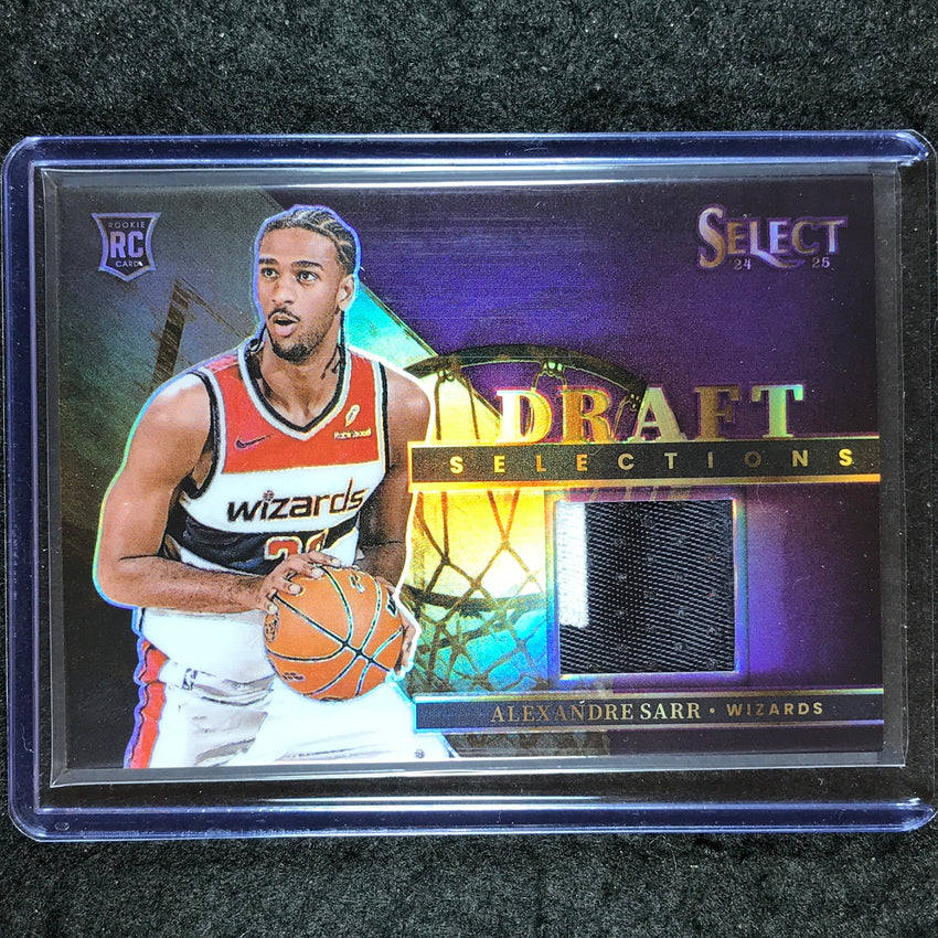 2024-25 Select ALEXANDRE SARR Draft Selections Rookie Patch Relic Purple 54/99