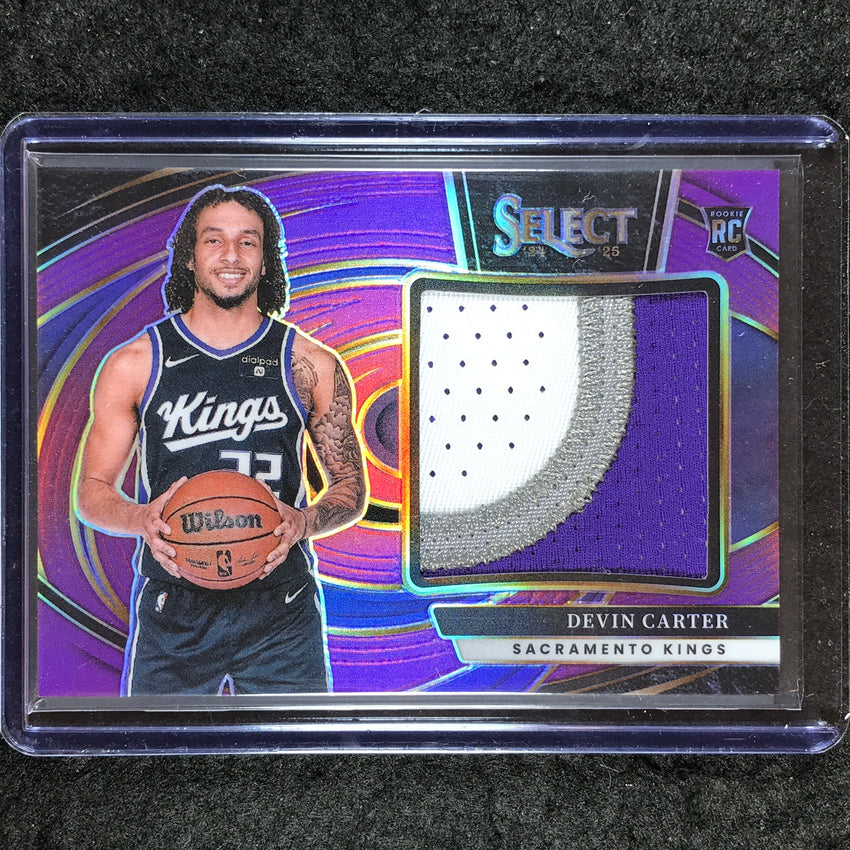 2024-25 Select DEVIN CARTER Jumbo Rookie Swatches Patch Relic Purple 13/99