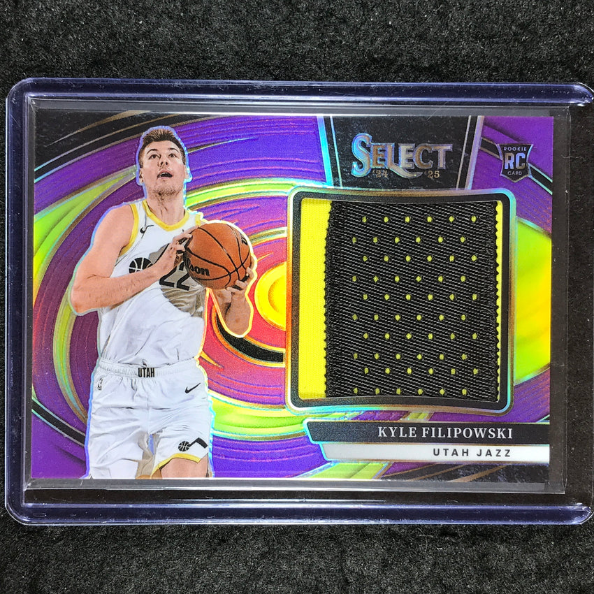 2024-25 Select KYLE FILIPOWSKI Jumbo Rookie Swatches Patch Relic Purple 27/99
