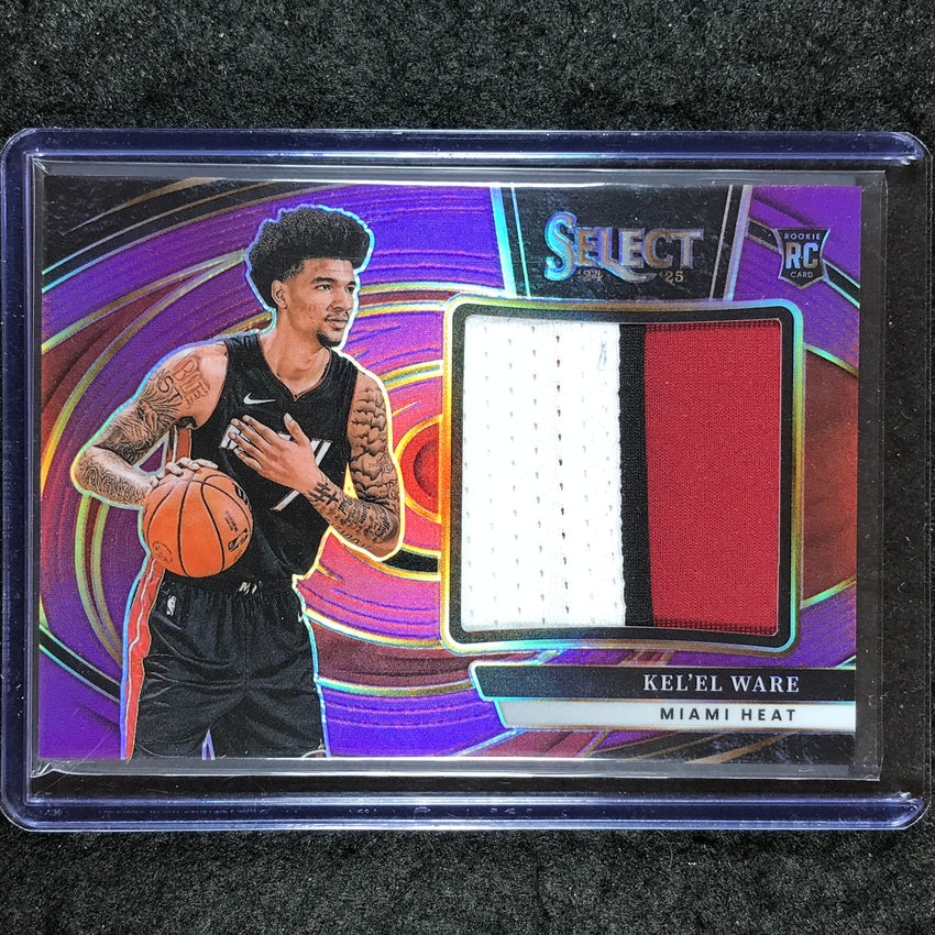 2024-25 Select KEL'EL WARE Jumbo Rookie Swatches Patch Relic Purple 2/99