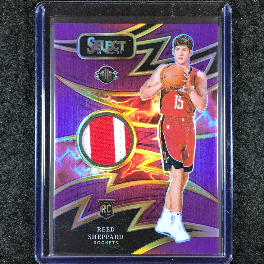 2024-25 Select REED SHEPPARD Sparks Rookie Patch Relic Purple 91/99