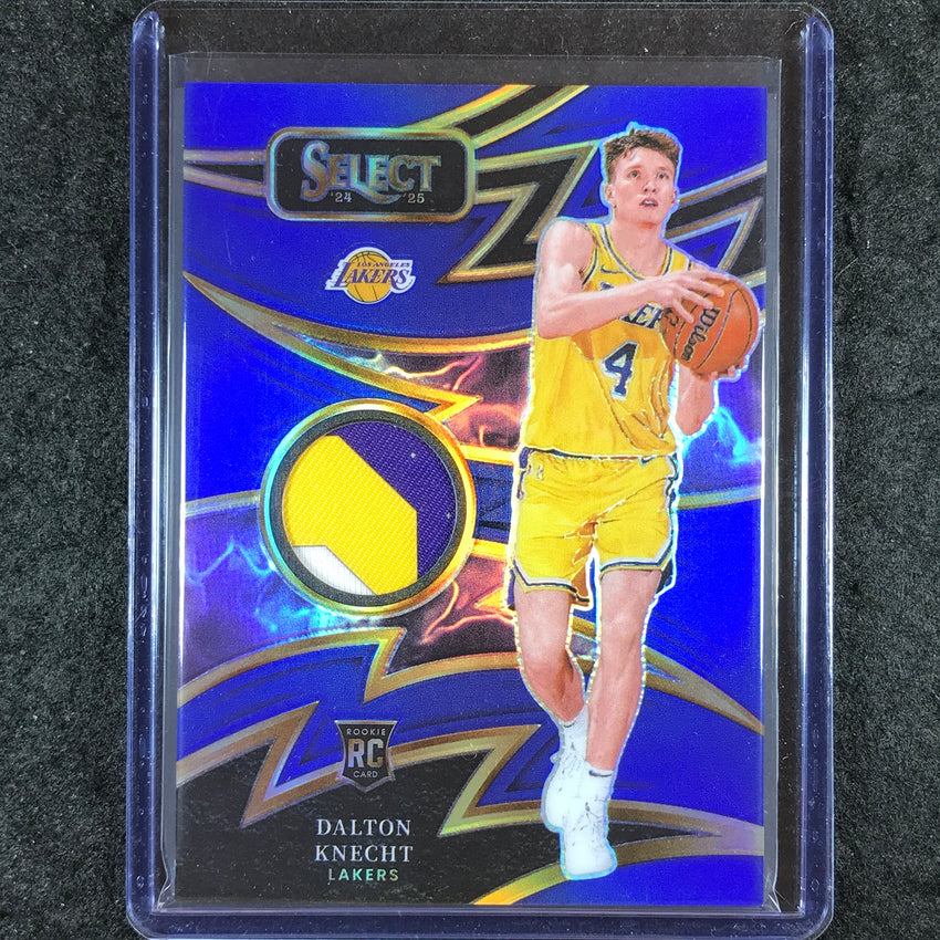 2024-25 Select DALTON KNECHT Sparks Rookie Patch Relic Blue 9/75