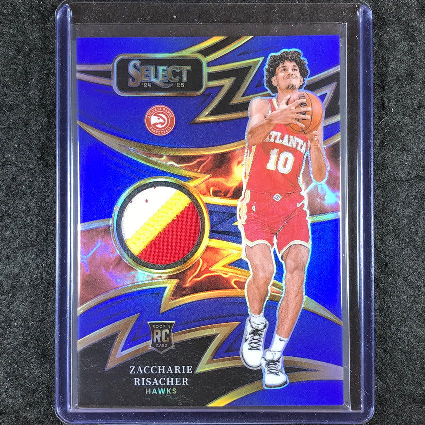 2024-25 Select ZACCHARIE RISACHER Sparks Rookie Patch Relic Blue 72/75