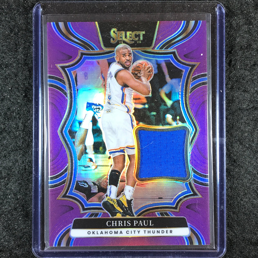 2024-25 Select CHRIS PAUL Throwback Memorabilia Patch Relic Purple 38/99
