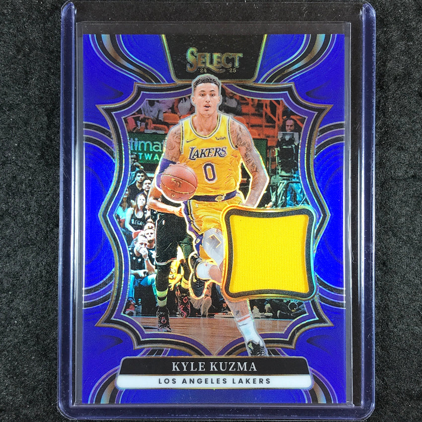 2024-25 Select KYLE KUZMA Throwback Memorabilia Patch Relic Blue 54/75