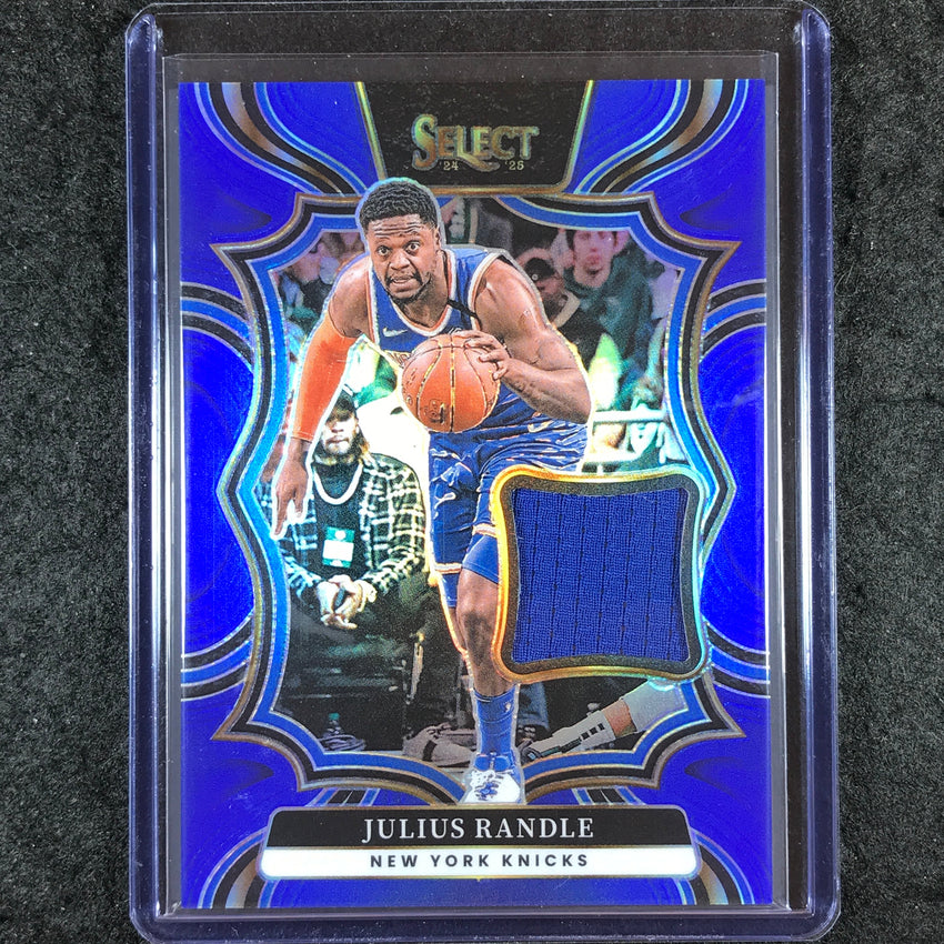 2024-25 Select JULIUS RANDLE Throwback Memorabilia Patch Relic Blue 15/75