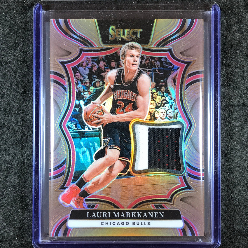 2024-25 Select LAURI MARKKANEN Throwback Memorabilia Patch Relic Copper 1/49