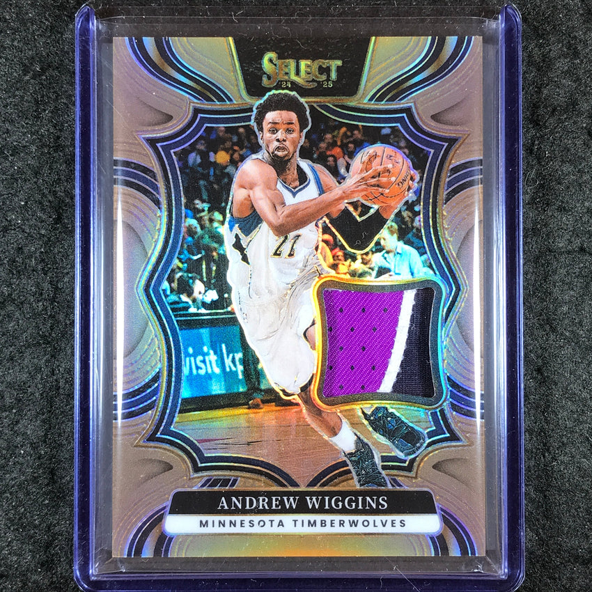 2024-25 Select ANDREW WIGGINS Throwback Memorabilia Patch Relic Copper 33/49