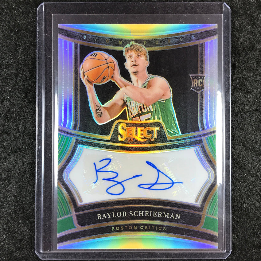 2024-25 Select BAYLOR SCHEIERMAN Rookie Signatures Auto Silver 47/249