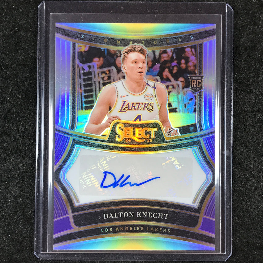 2024-25 Select DALTON KNECHT Rookie Signatures Auto Silver 122/249