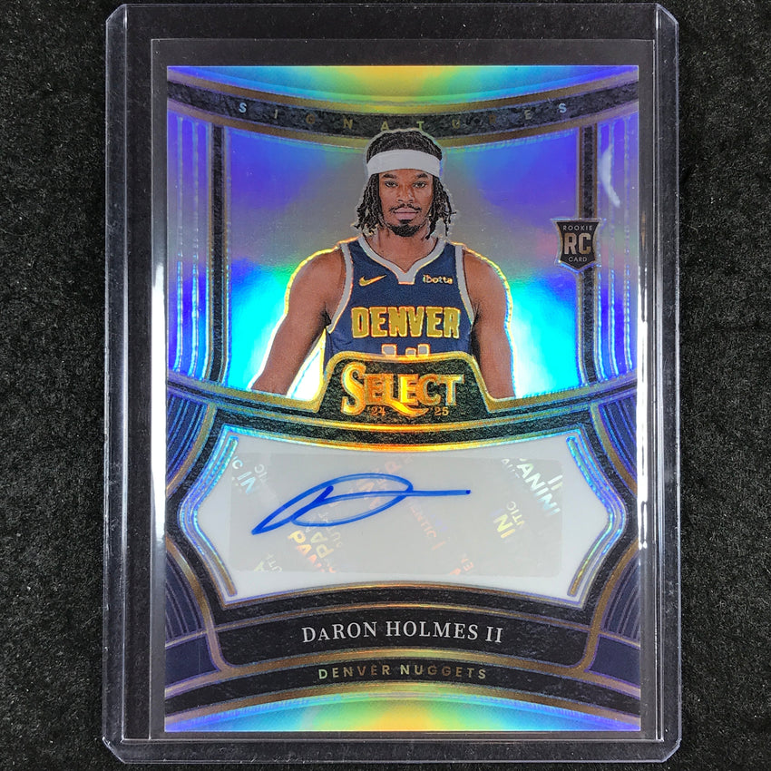 2024-25 Select DARON HOLMES II Rookie Signatures Auto Silver 222/249
