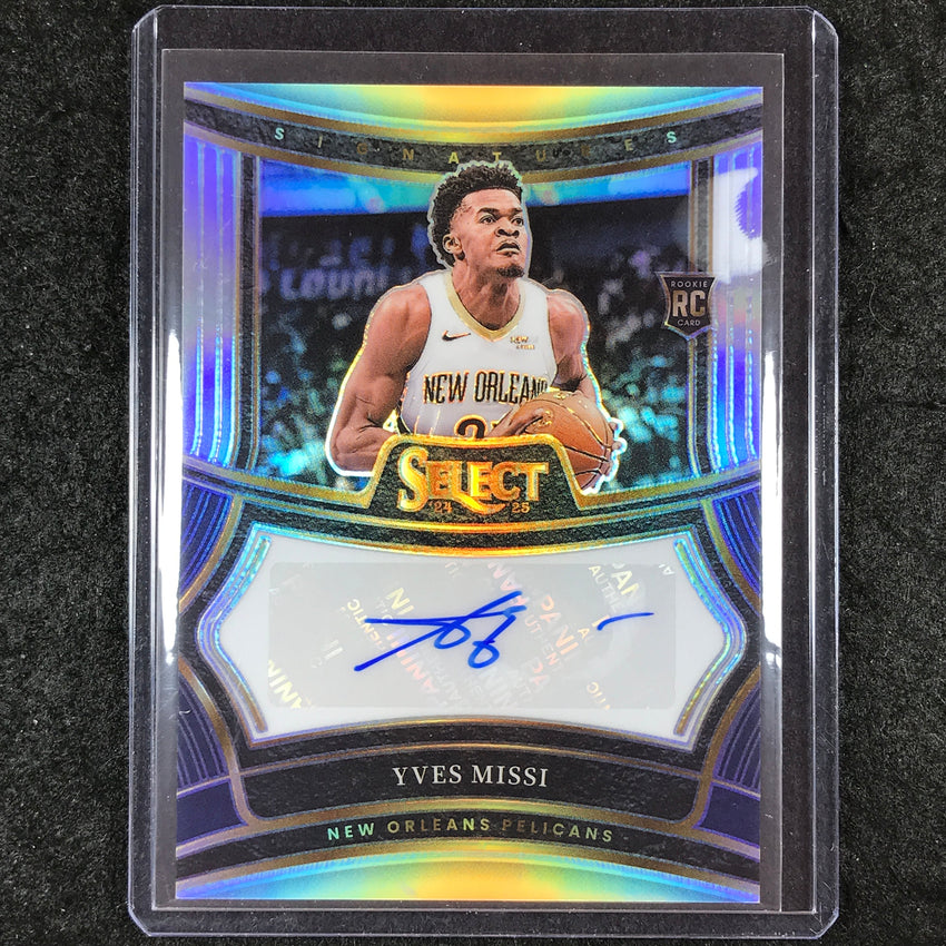 2024-25 Select YVES MISSI Rookie Signatures Auto Silver 47/249