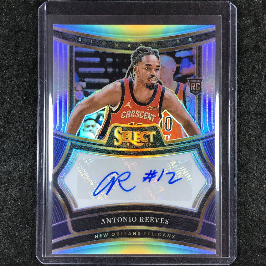 2024-25 Select ANTONIO REEVES Rookie Signatures Auto Silver 100/249