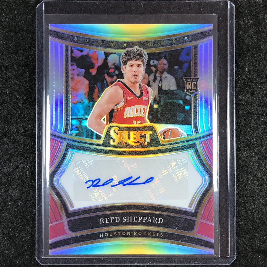 2024-25 Select REED SHEPPARD Rookie Signatures Auto Silver 72/249