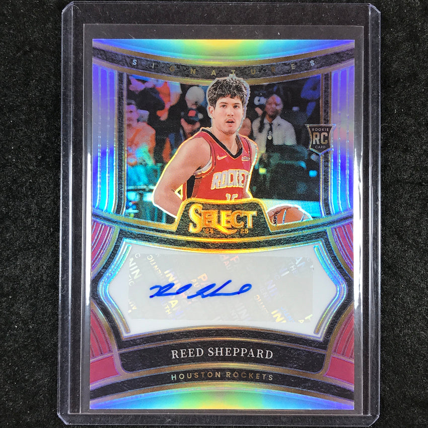 2024-25 Select REED SHEPPARD Rookie Signatures Auto Silver 13/249