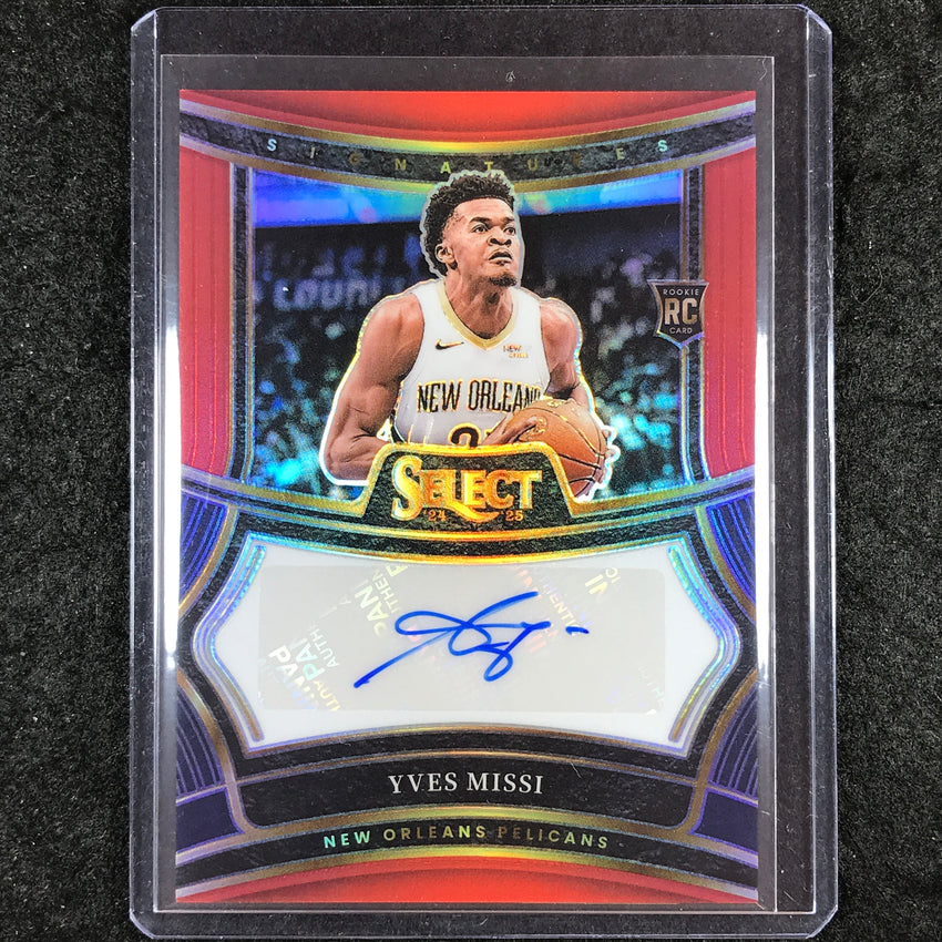 2024-25 Select YVES MISSI Rookie Signatures Auto Red 61/99