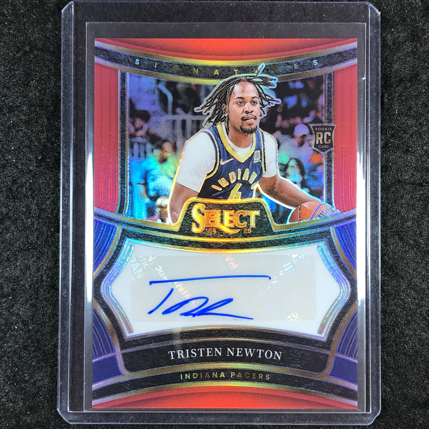 2024-25 Select TRISTEN NEWTON Rookie Signatures Auto Red 30/99