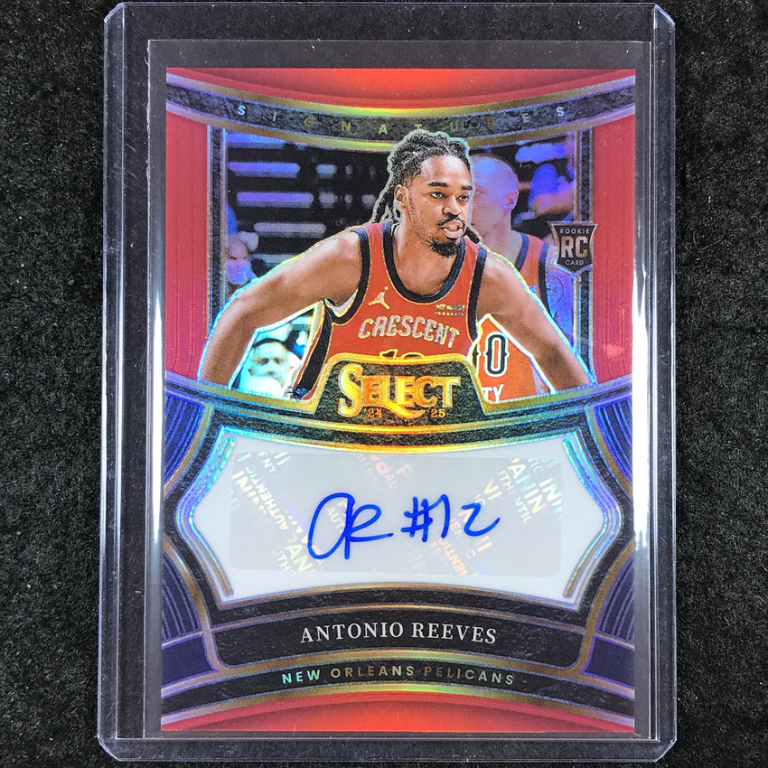 2024-25 Select ANTONIO REEVES Rookie Signatures Auto Red 8/99