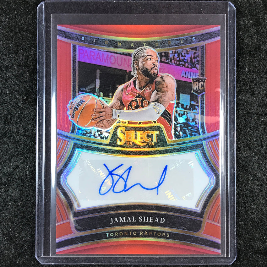2024-25 Select JAMAL SHEAD Rookie Signatures Auto Red 98/99