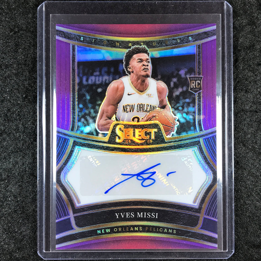 2024-25 Select YVES MISSI Rookie Signatures Auto Purple 46/75