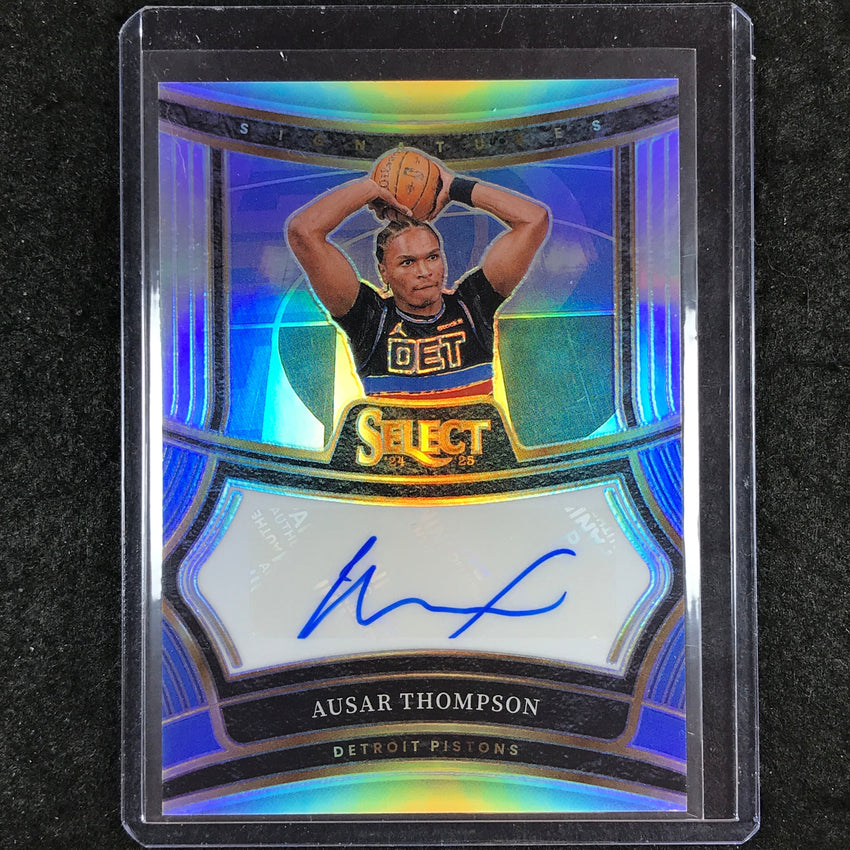 2024-25 Select AUSAR THOMPSON Signatures Auto Silver 172/249
