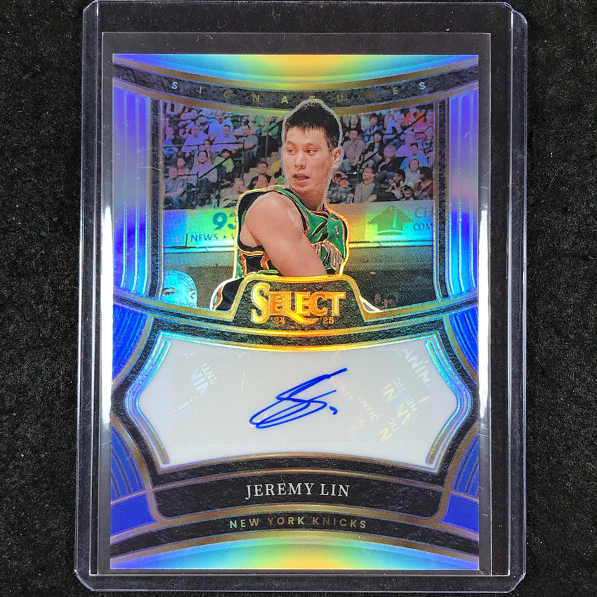 2024-25 Select JEREMY LIN Signatures Auto Silver 19/75