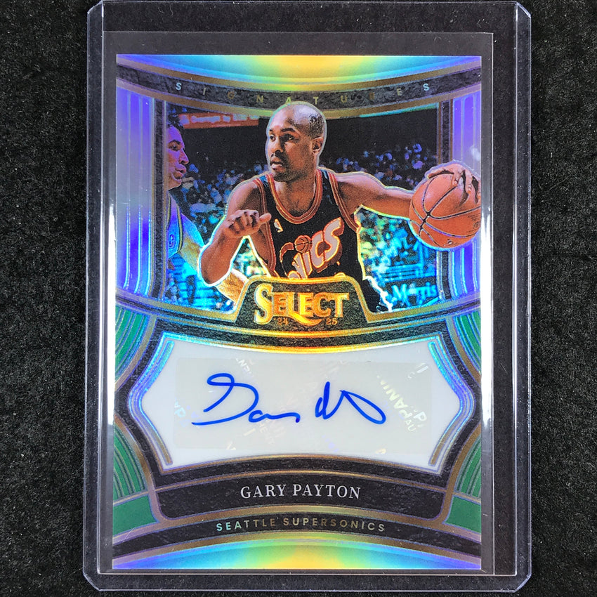 2024-25 Select GARY PAYTON Signatures Auto Silver 10/75