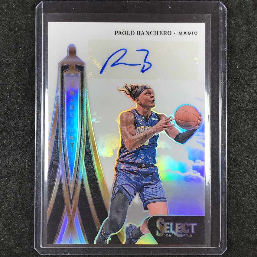 2024-25 Select PAOLO BANCHERO In Flight Signatures Auto Silver 85/249