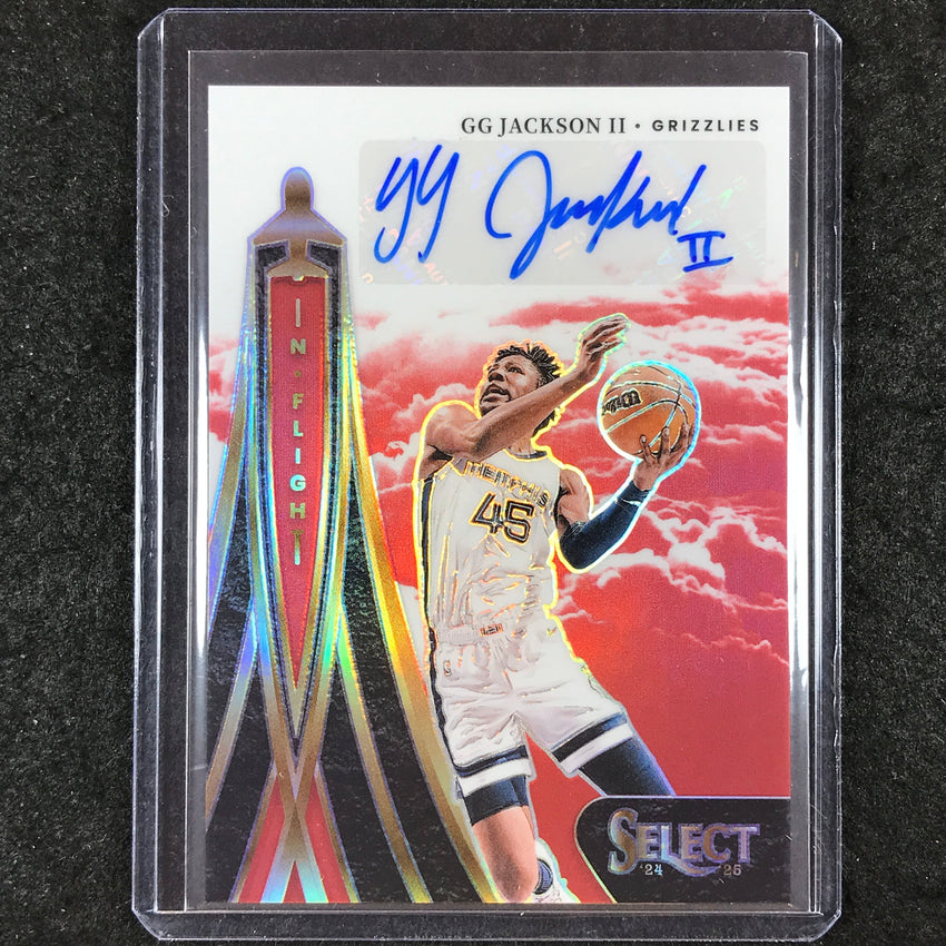2024-25 Select GG JACKSON II In Flight Signatures Auto Red 63/99