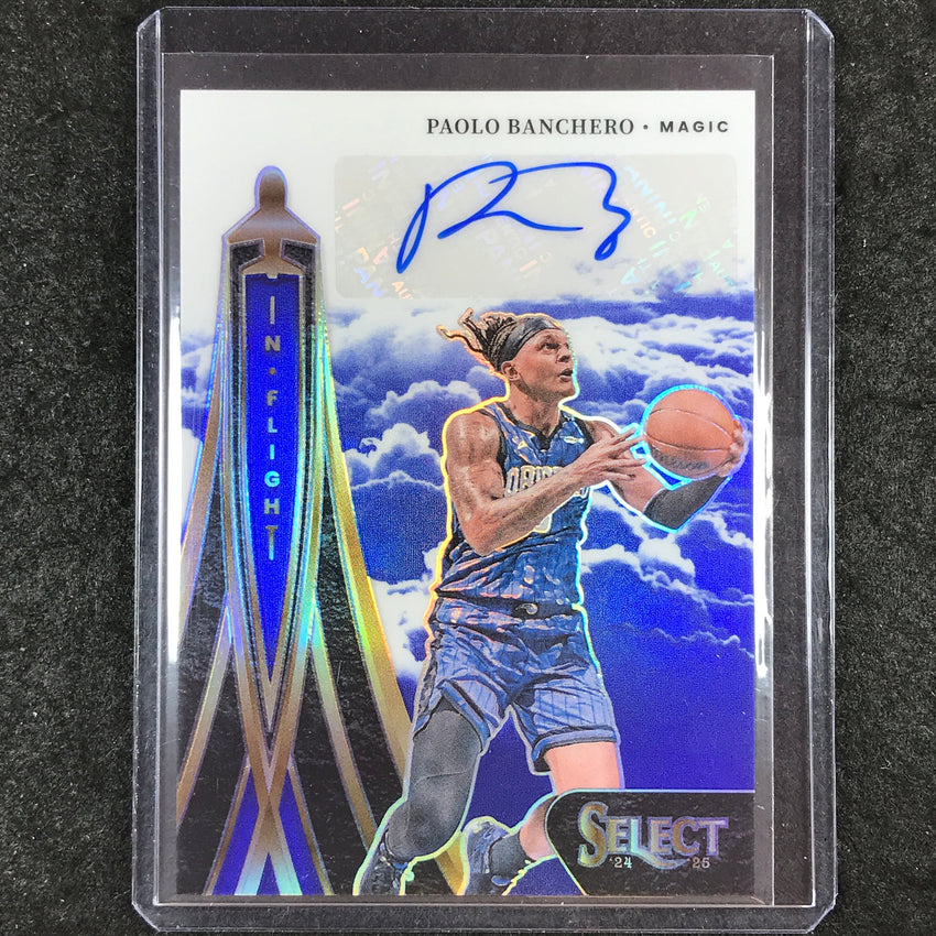 2024-25 Select PAOLO BANCHERO In Flight Signatures Auto Blue 39/49
