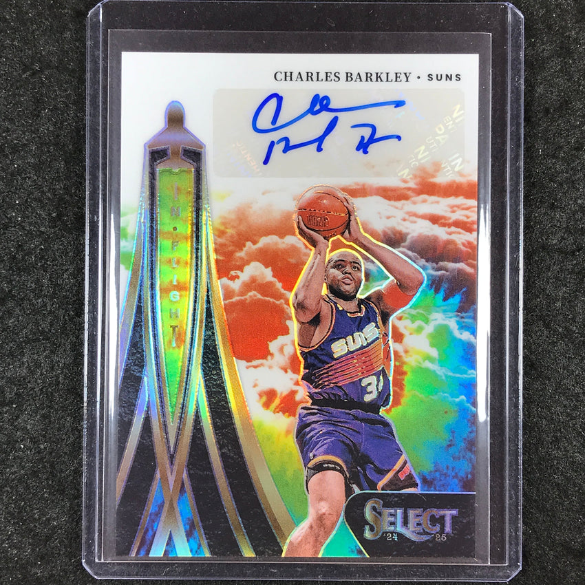 2024-25 Select CHARLES BARKLEY In Flight Signatures Auto Tie-Dye 15/25