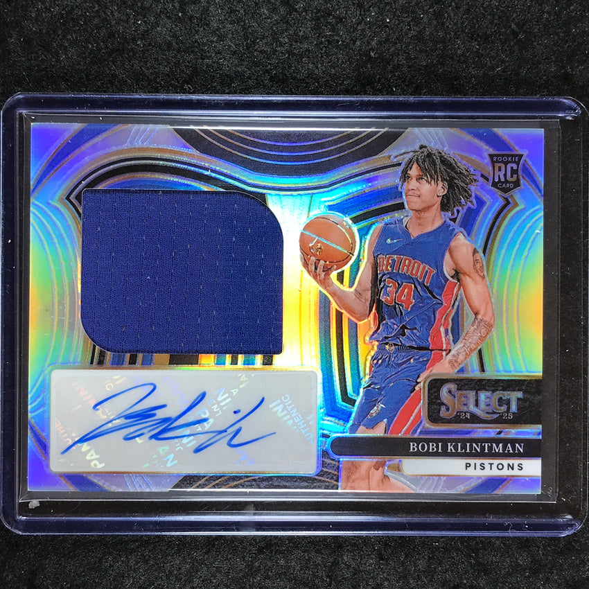2024-25 Select BOBI KLINTMAN Jumbo Rookie Signature Swatches Jersey Auto 37/99