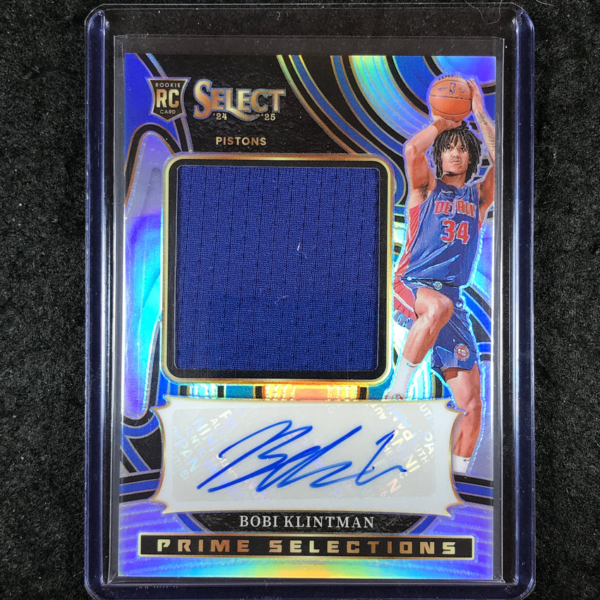 2024-25 Select BOBI KLINTMAN Prime Selections Rookie Jersey Auto Silver 16/99