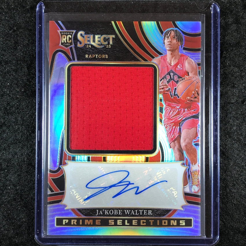 2024-25 Select JA'KOBE WALTER Prime Selections Rookie Jersey Auto Silver 32/99