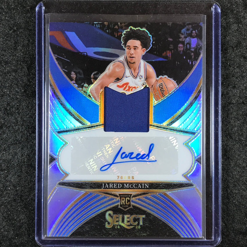 2024-25 Select JARED MCCAIN Rookie Jersey Auto Silver 192/199