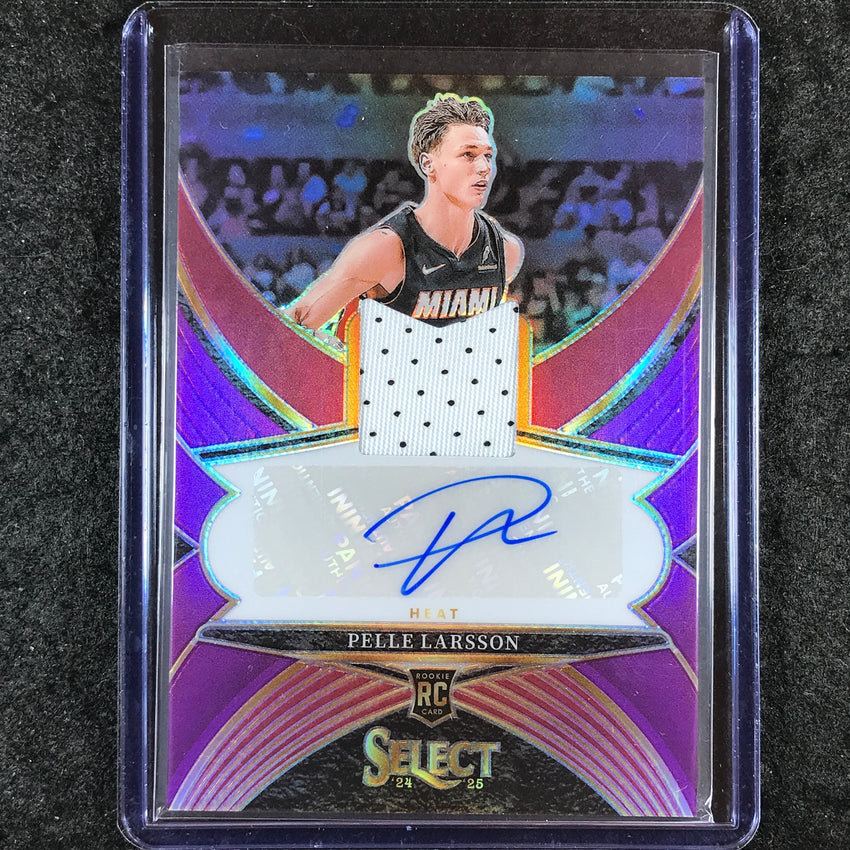 2024-25 Select PELLE LARSSON Rookie Patch Auto Purple 88/99