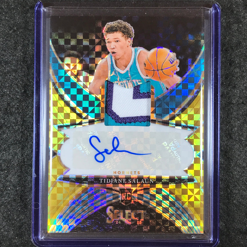 2024-25 Select TIDJANE SALAUN Rookie Patch Auto Gold 1/10